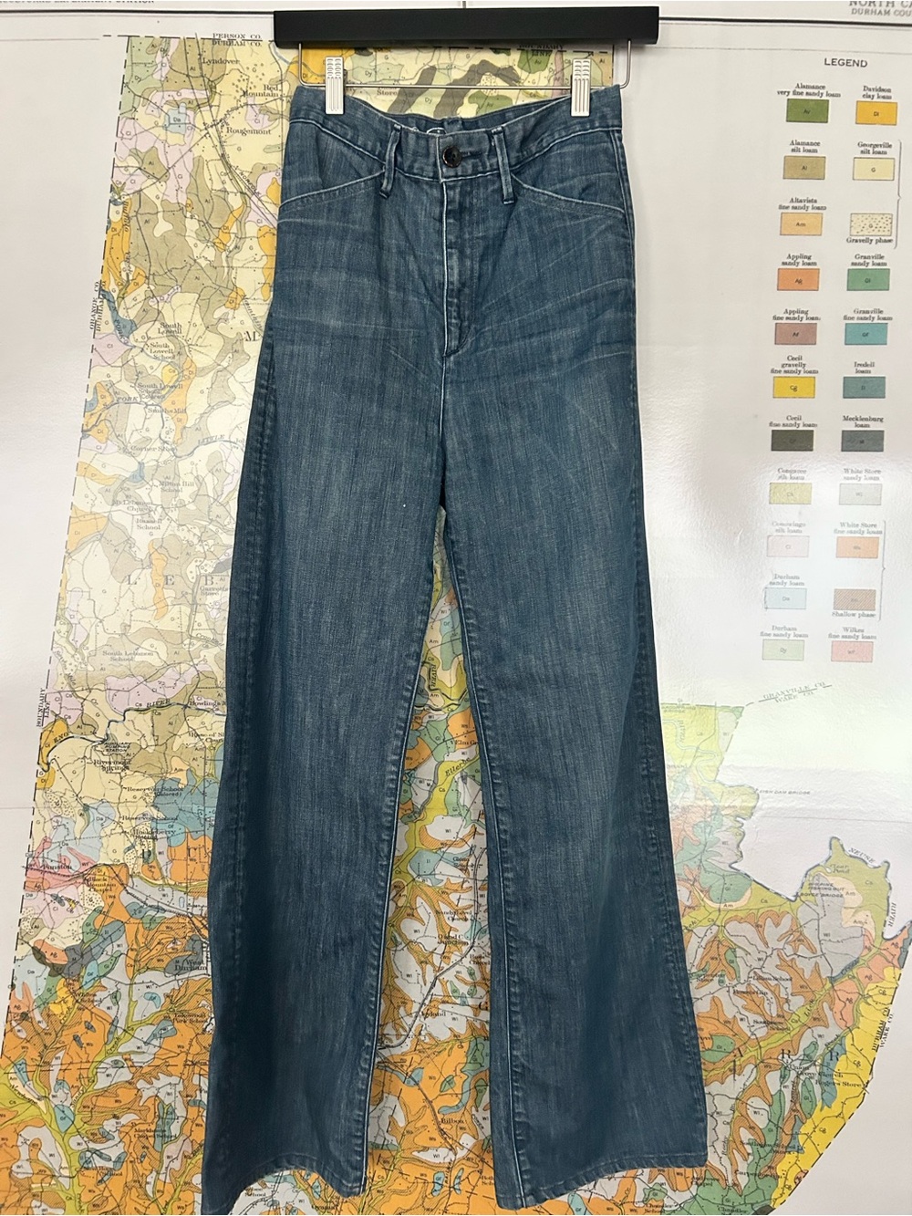 Earnest Sewn Whilby High-Rise Wide-Leg Jeans 27